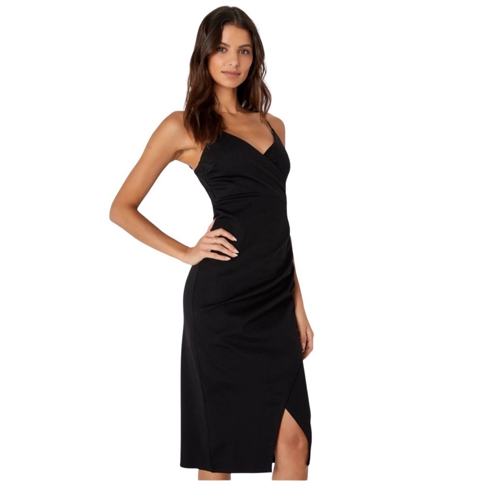 Lulu’s | All This Appeal Black Bodycon Midi Dress, Size XS, NWT - Picture 11 of 12